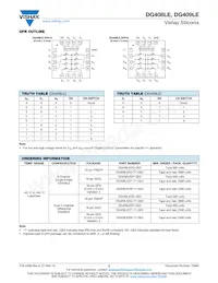 DG409LEDQ-GE3 Datasheet Pagina 2