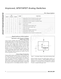 DG418CJ+ Datasheet Page 6