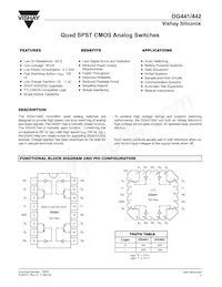 DG441DY-T1 Datenblatt Cover