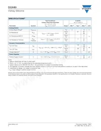 DG449DS-T1-E3 Datasheet Pagina 4
