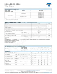 DG455EY-T1-E3 Datasheet Pagina 2