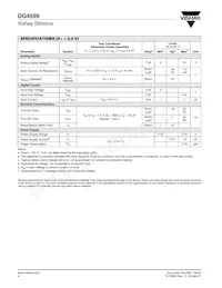 DG4599DL-T1-E3 Datasheet Page 4