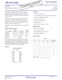 DG508ACJZ Datasheet Copertura