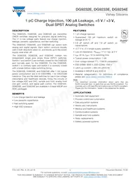 DG9233EDY-T1-GE3 Datasheet Cover