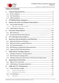 FT200XD-R Datasheet Page 5