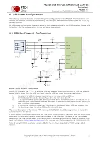 FT231XQ-R Datasheet Page 22