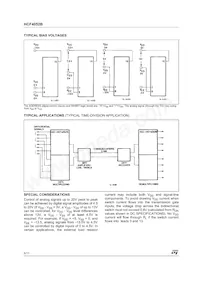 HCF4052M013TR Datasheet Pagina 6