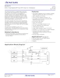 ISL54216IRUZ-T7A Datasheet Copertura