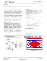 ISL54225IRUZ-T7A Datasheet Cover