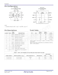 ISL54225IRUZ-T7A Datasheet Page 2