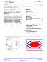 ISL54227IRUZ-T7A Datasheet Cover