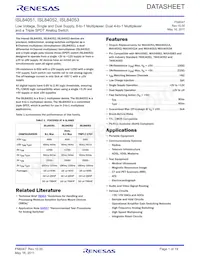 ISL84053IVZ Datasheet Copertura