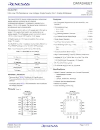 ISL84781IV-T Datasheet Cover