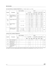 M74HC4066TTR Datasheet Pagina 4