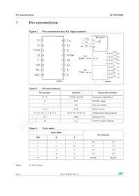 M74HC4852RM13TR Datasheet Pagina 2