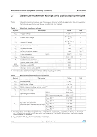 M74HC4852RM13TR Datasheet Pagina 4