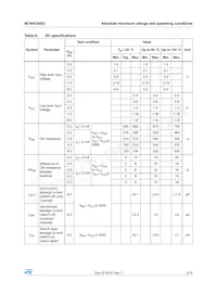 M74HC4852RM13TR Datasheet Pagina 5