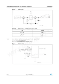 M74HC4852RM13TR Datasheet Pagina 8