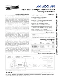 MAX14566AEETA+T Datenblatt Cover