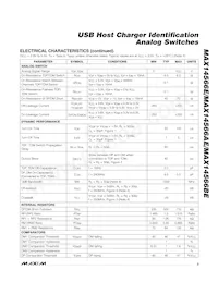 MAX14566AEETA+T Datasheet Pagina 3