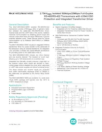 MAX14855GWE+ Datenblatt Cover