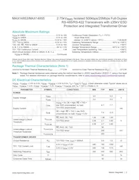 MAX14855GWE+ Datenblatt Seite 2