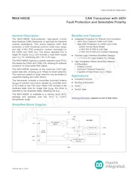 MAX14883EASA+ Datenblatt Cover