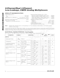 MAX339CSE Datasheet Page 2