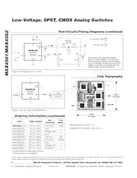 MAX4502CUK+T Datasheet Pagina 8