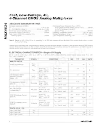 MAX4634EUB+TG002 Datasheet Pagina 2