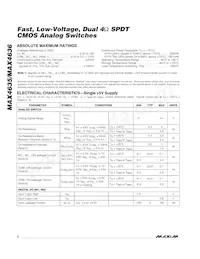 MAX4636ETB+TG104 Datasheet Pagina 2