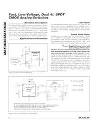 MAX4636ETB+TG104 Datasheet Page 8