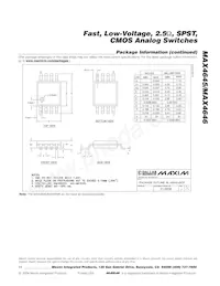 MAX4646EUK+TG002 Datasheet Page 11