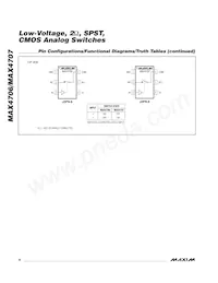 MAX4707EXK+TG002 Datasheet Pagina 8