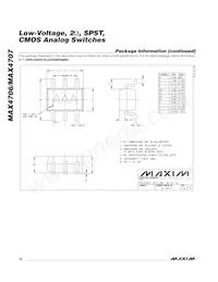 MAX4707EXK+TG002 Datasheet Page 10