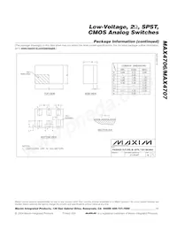 MAX4707EXK+TG002 Datasheet Pagina 11