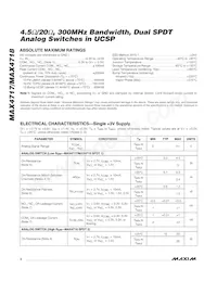 MAX4717EUB+TG002 Datasheet Page 2