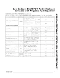 MAX4744ELB+TGC1 Datasheet Pagina 3