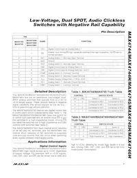 MAX4744ELB+TGC1 Datasheet Pagina 7