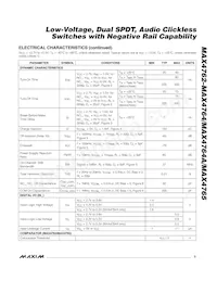 MAX4764ETB+TGA8 Datasheet Page 3