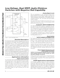 MAX4764ETB+TGA8 Datasheet Page 8