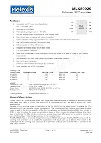 MLX80020KDC-BBA-000-TU Datasheet Copertura