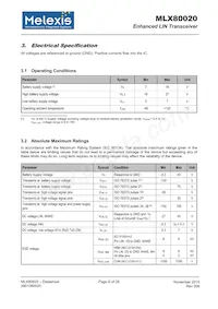 MLX80020KDC-BBA-000-TU Datasheet Pagina 6