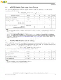 MPC8548VTAVHD數據表 頁面 17
