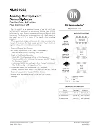 NLAS4052QSR Datasheet Cover