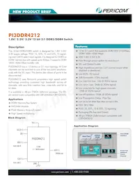 PI3DDR4212NME Datenblatt Cover