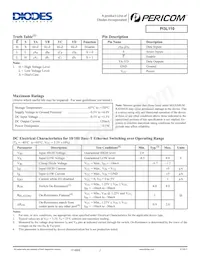 PI3L110QEX Datasheet Pagina 2
