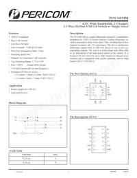 PI3USB10MZKE+DMX Datenblatt Cover