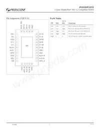 PI3VDP3212ZLE+DAX數據表 頁面 2