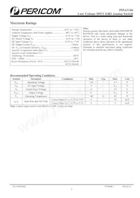 PI5A3166TAEX Datenblatt Seite 2